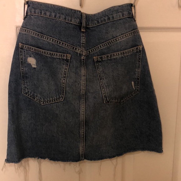 Free People Denim Mini Skirt - Picture 3 of 3